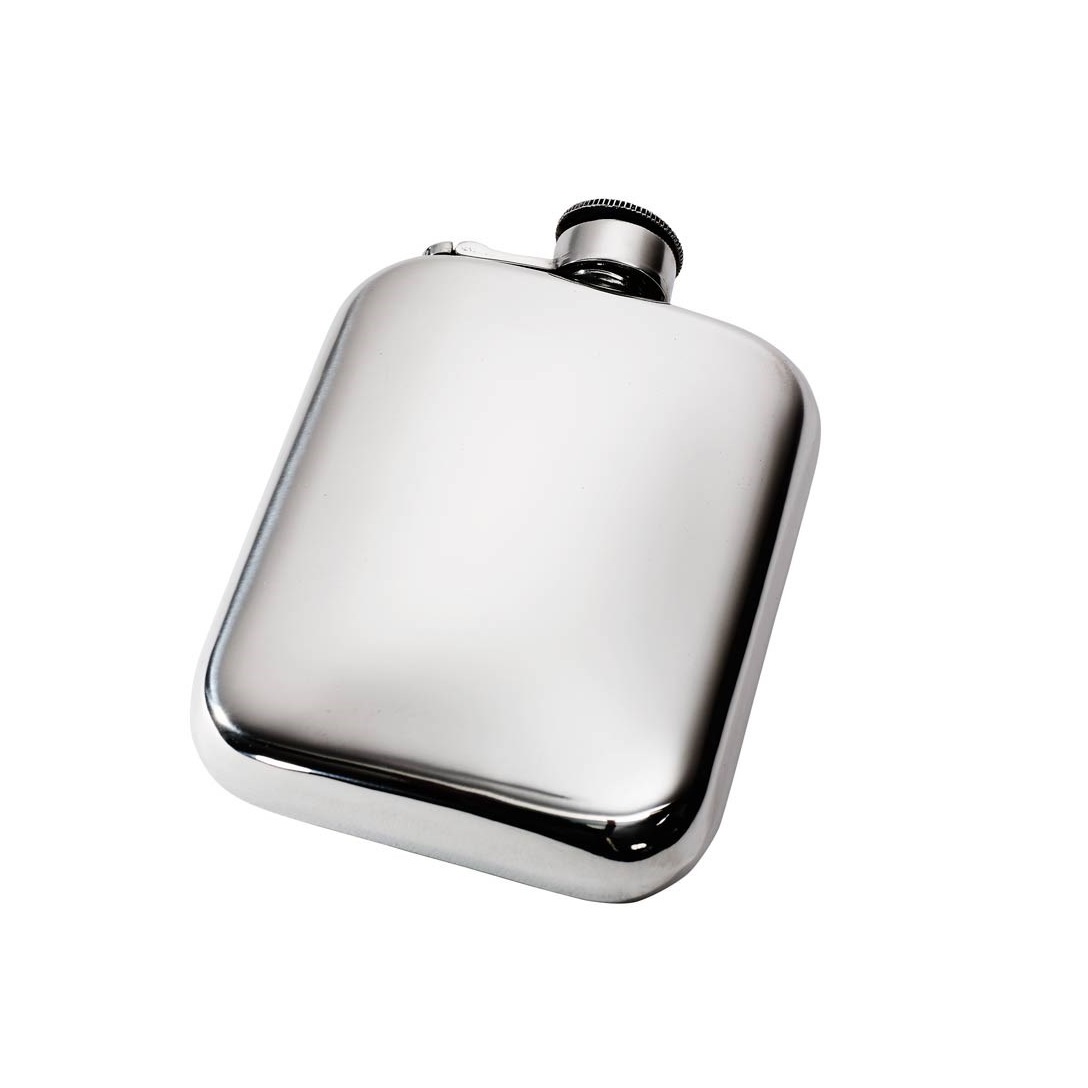 Giant Hip Flask - Fiaschetta Gigante In Acciaio Inox | Capacità Oltre 3 Pinte | Altezza 30 Cm | Finitura Spazzolata