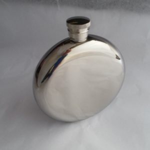 Personalised Engraved Round Hip Flask